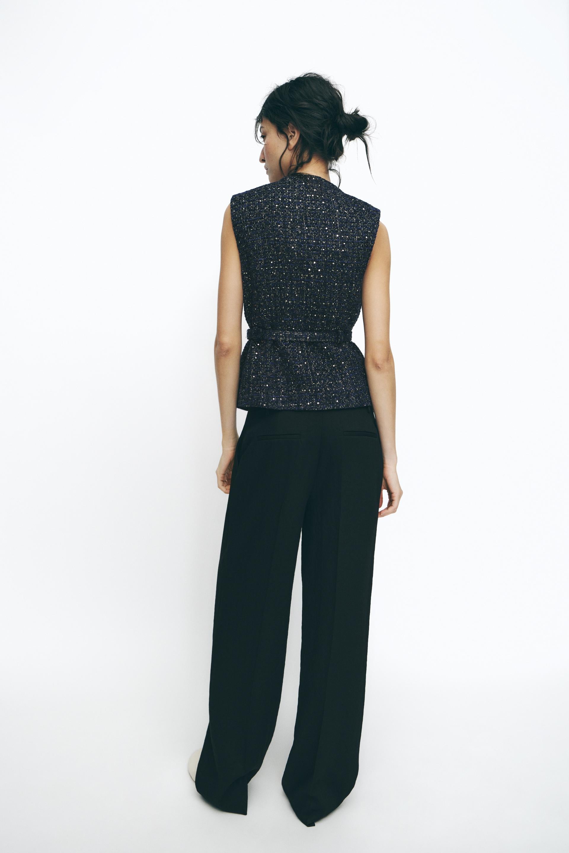 Elise|Tailored Gilet - Velvet-Rose London