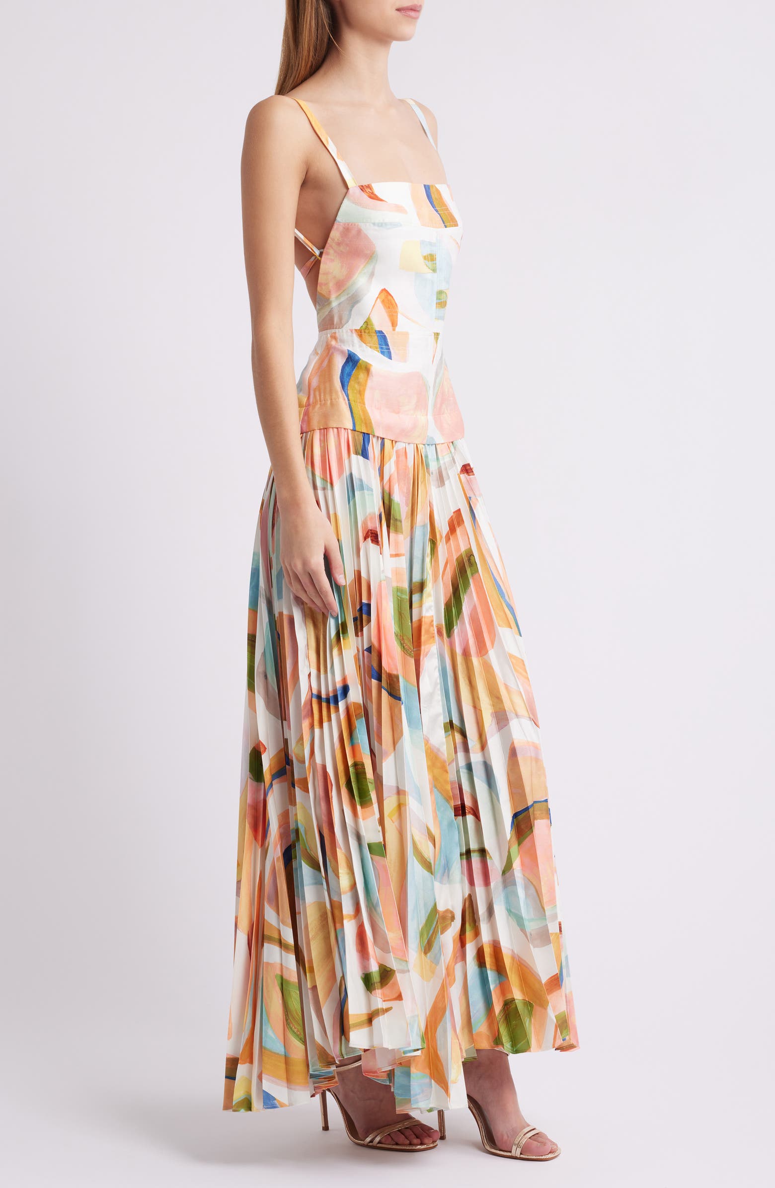 Soleil|Linen Maxi Dress - Velvet-Rose London