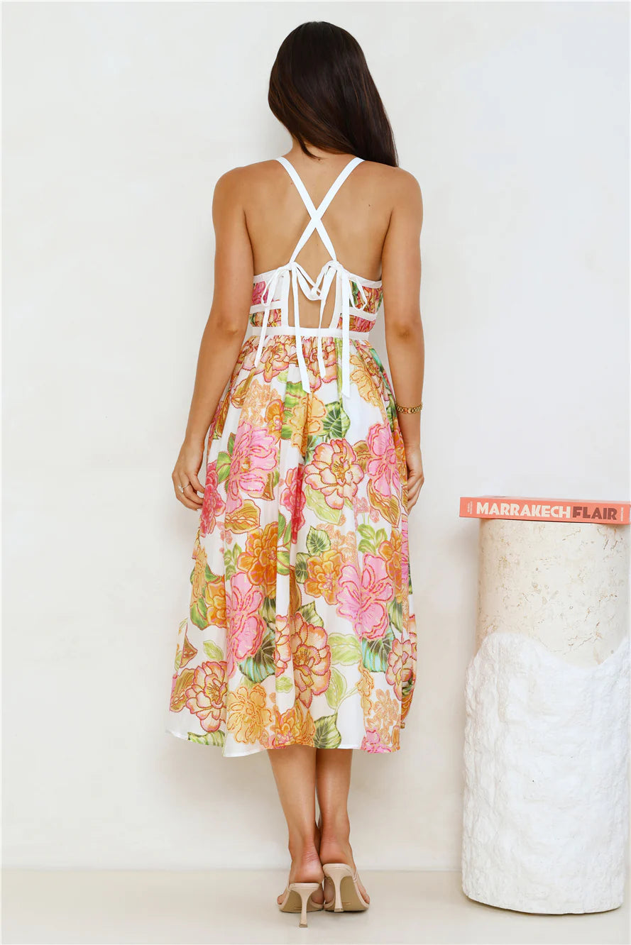 Lily|Midi Dress - Velvet-Rose London
