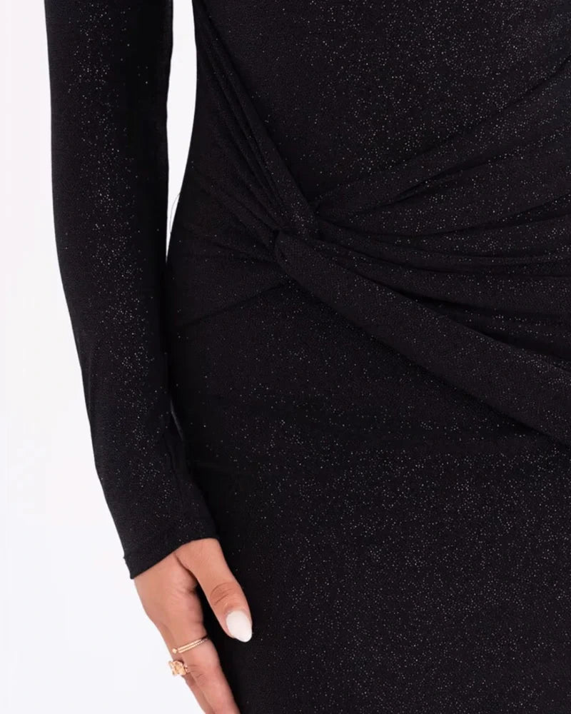 LOTTE | GLITTER MAXI JURK - Velvet-Rose London