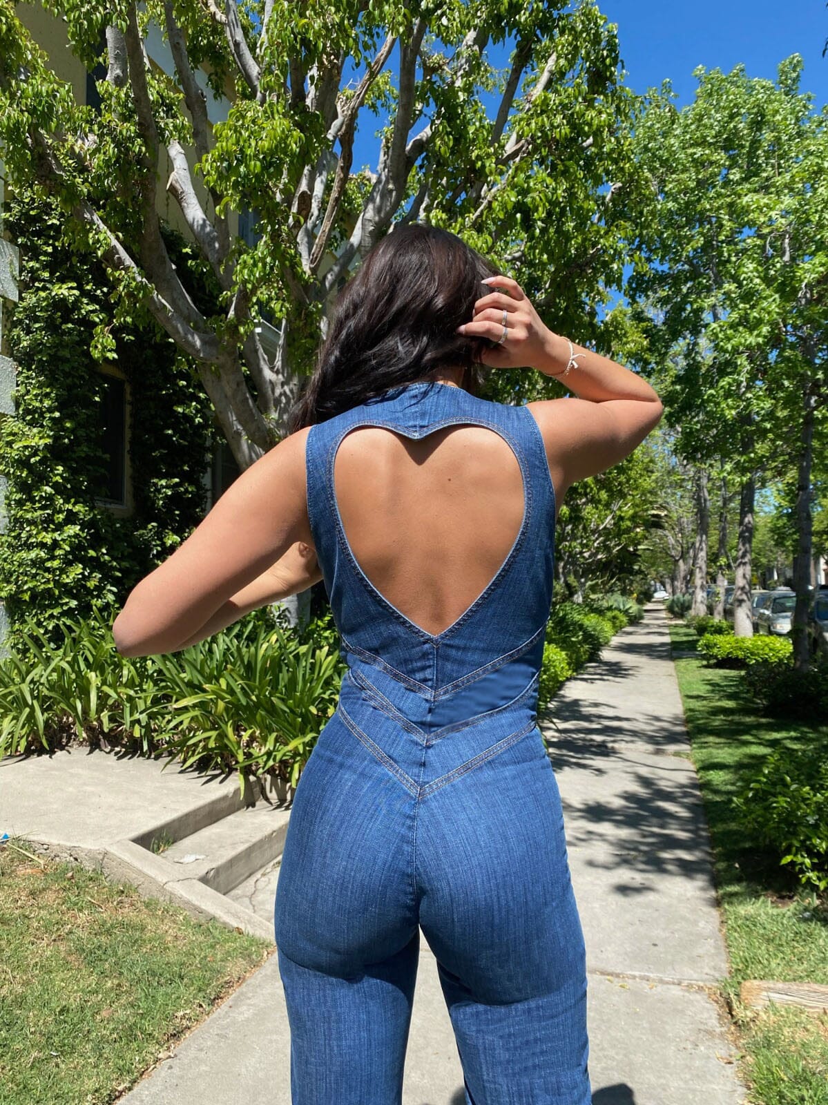 ACUEL™ DENIM JUMPSUIT | 50% KORTING - Bonfy.nl