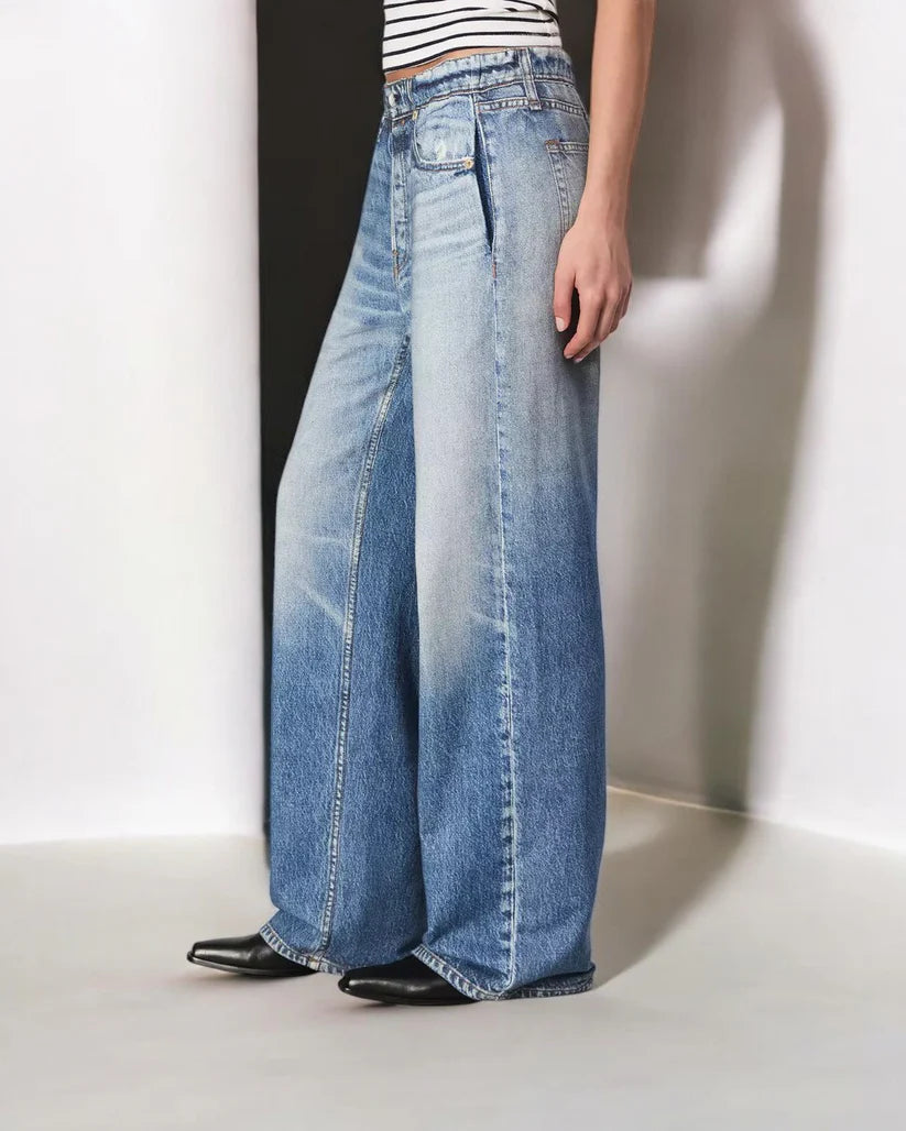 LILY|SWEATPANT JEANS - Velvet-Rose London