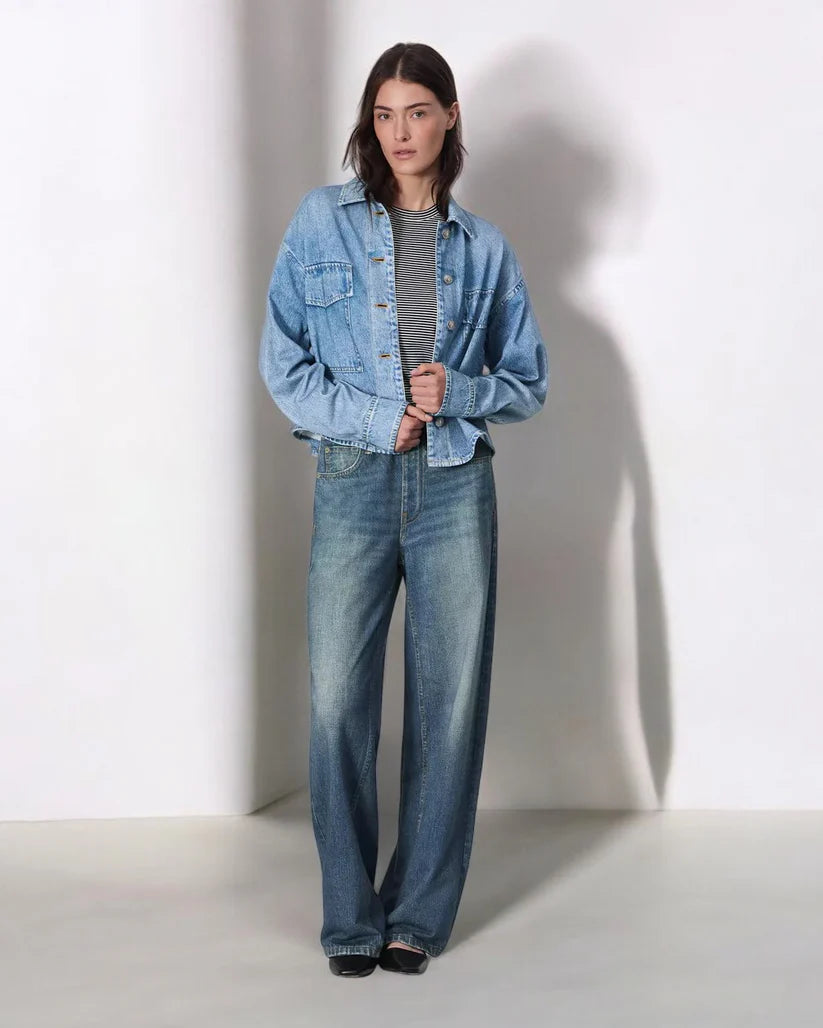 LILY|SWEATPANT JEANS - Velvet-Rose London