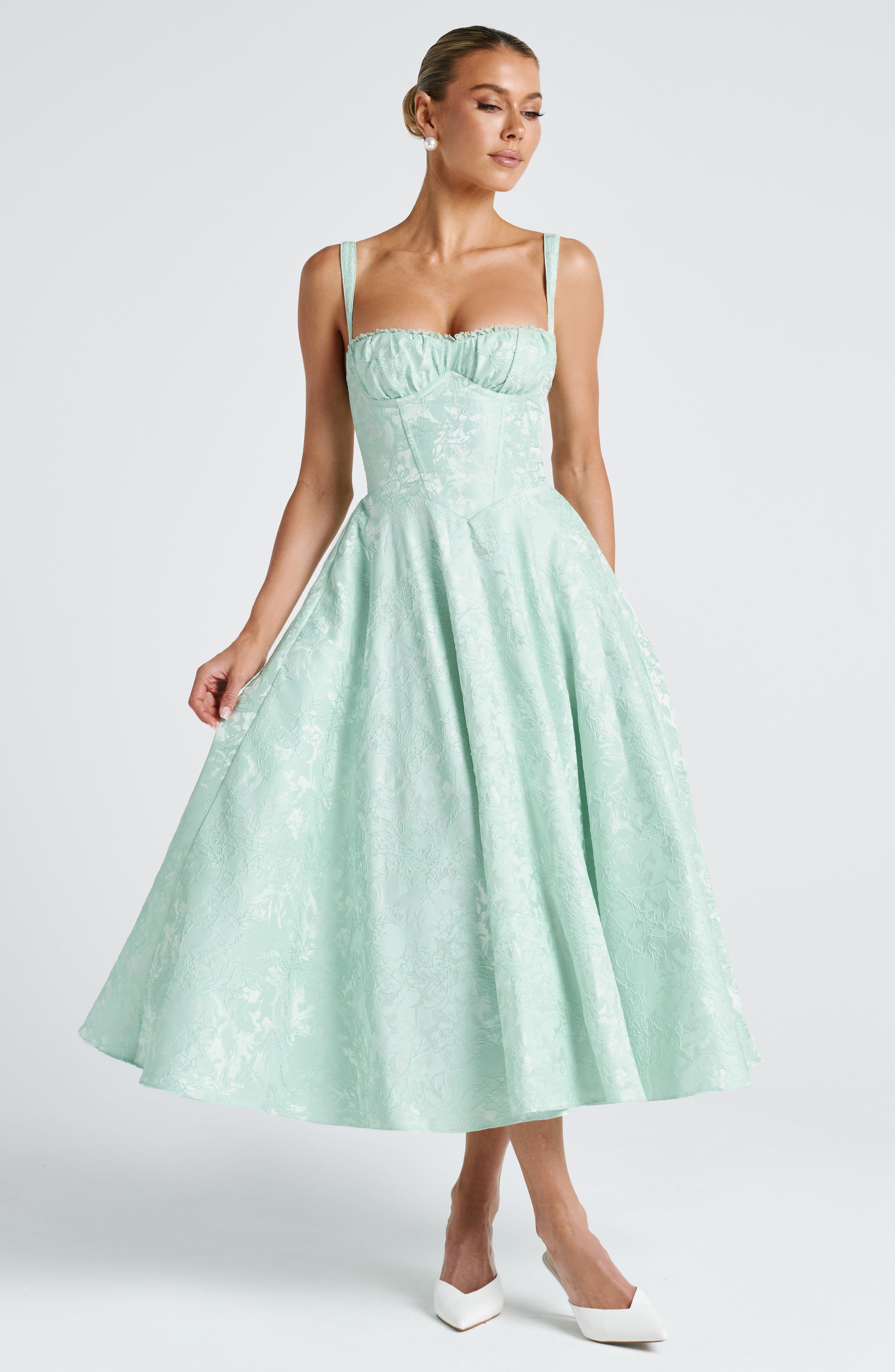 Amity|Midi Dress - Velvet-Rose London