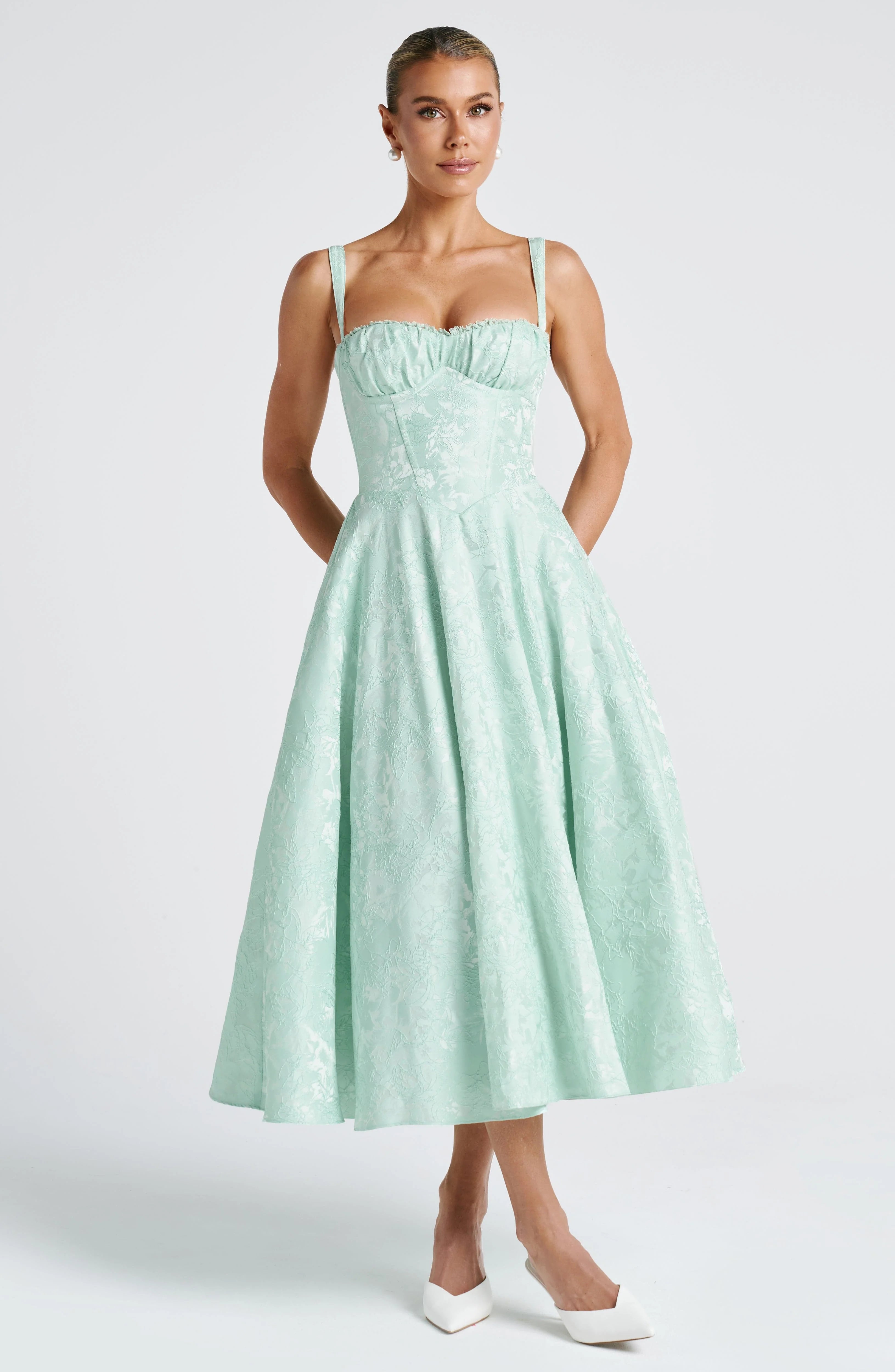 Amity|Midi Dress - Velvet-Rose London