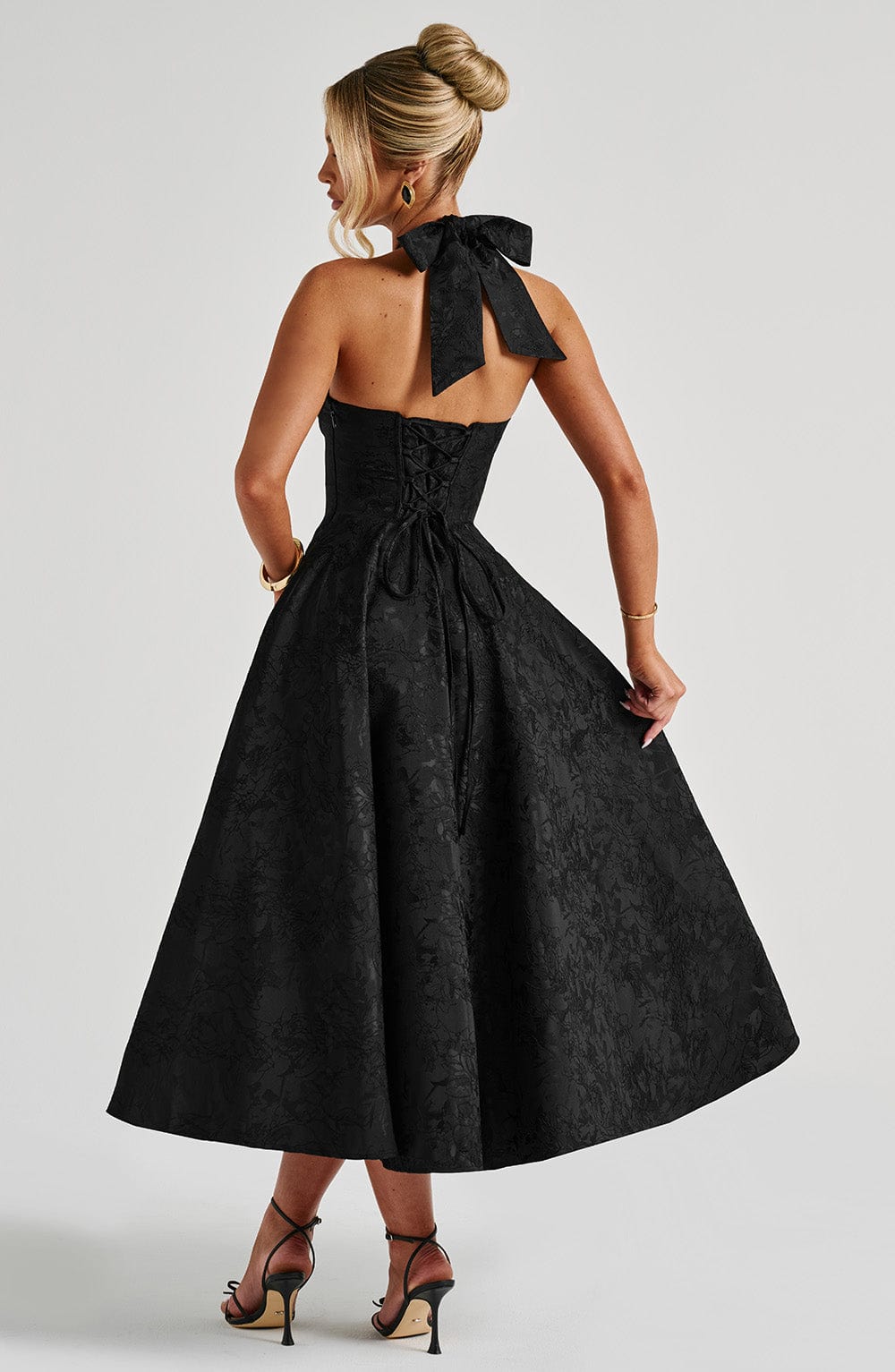 Sara|Midi Dress - Velvet-Rose London