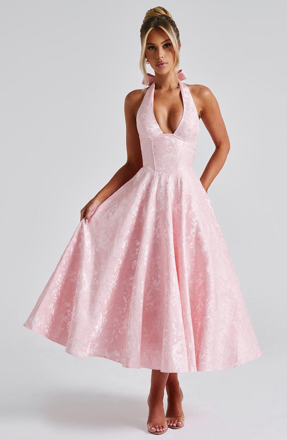 Sara|Midi Dress - Velvet-Rose London