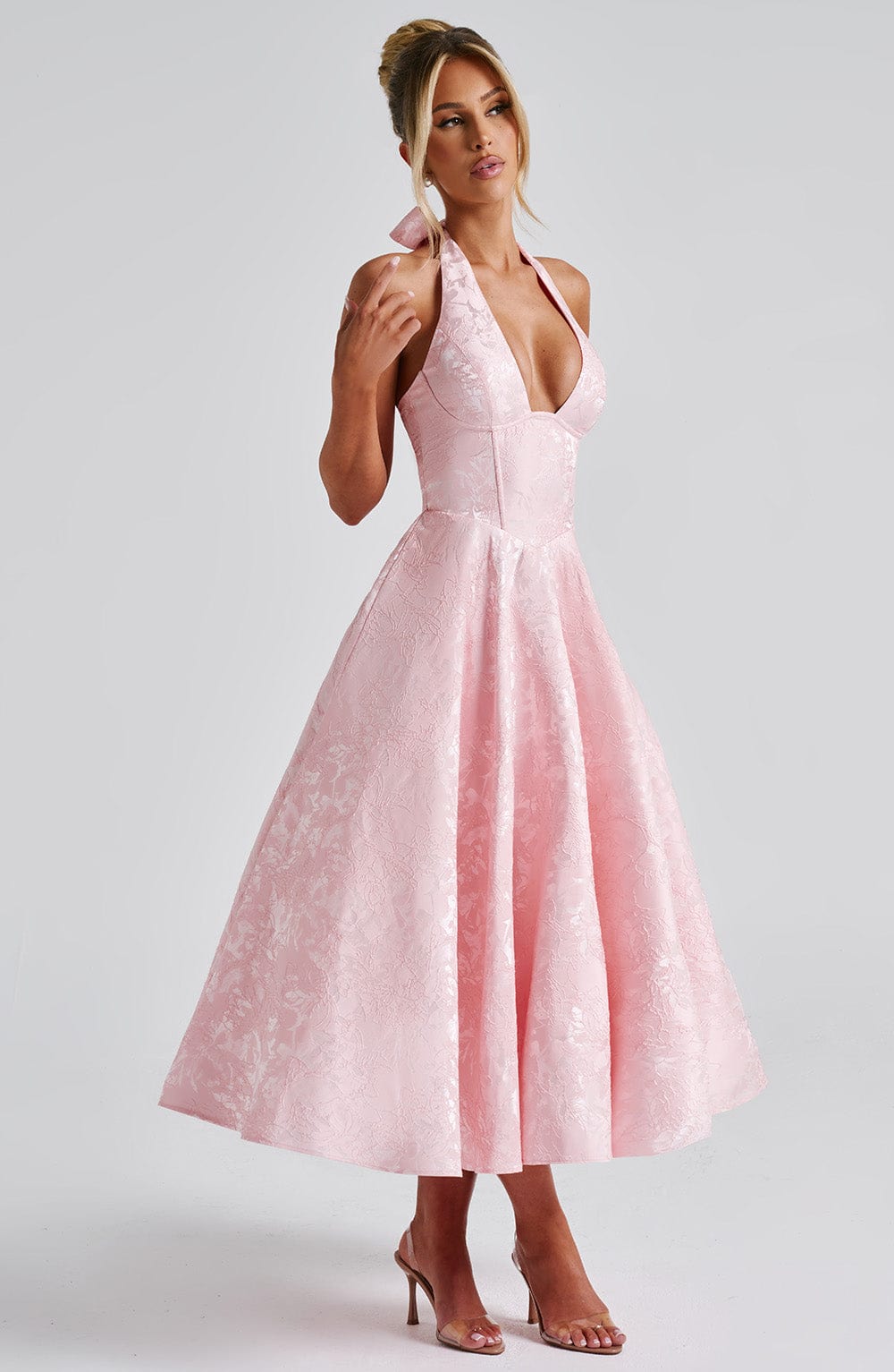 Sara|Midi Dress - Velvet-Rose London