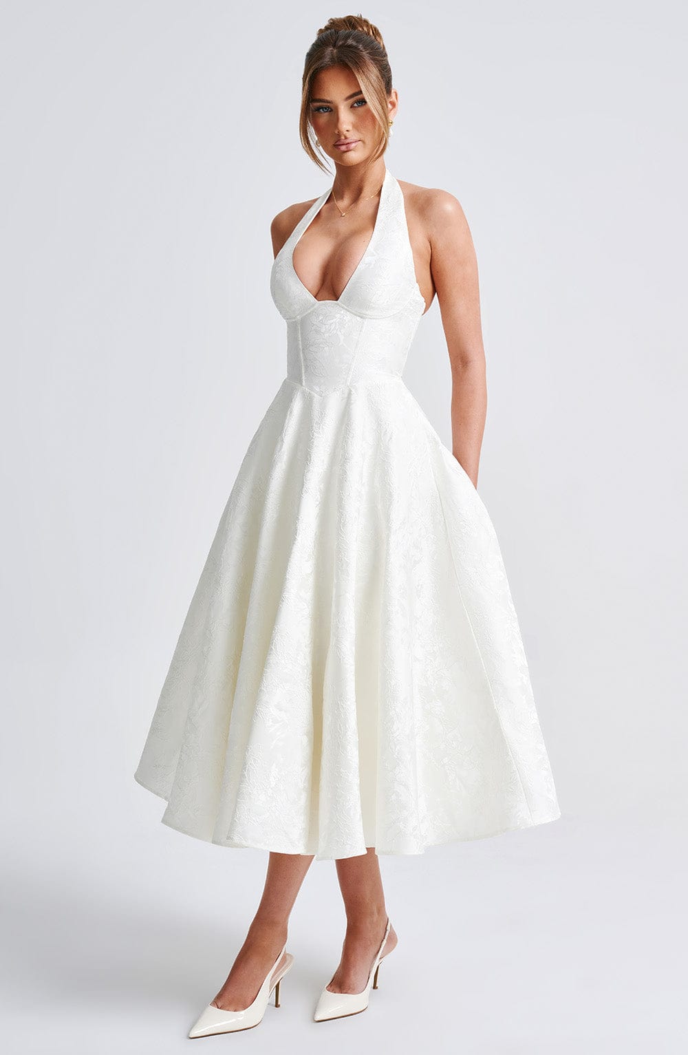 Sara|Midi Dress - Velvet-Rose London