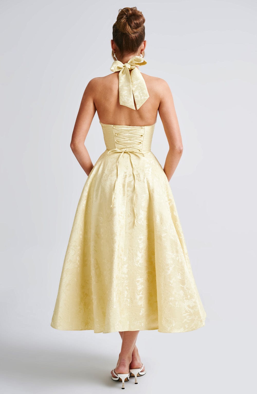 Sara|Midi Dress - Velvet-Rose London