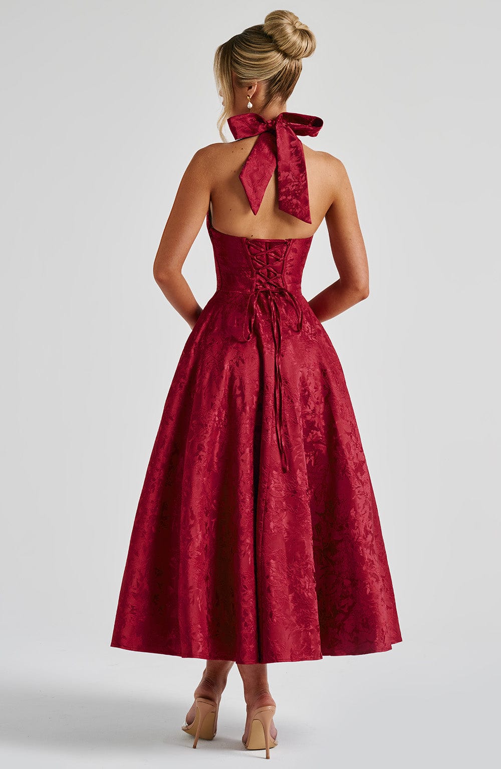 Sara|Midi Dress - Velvet-Rose London