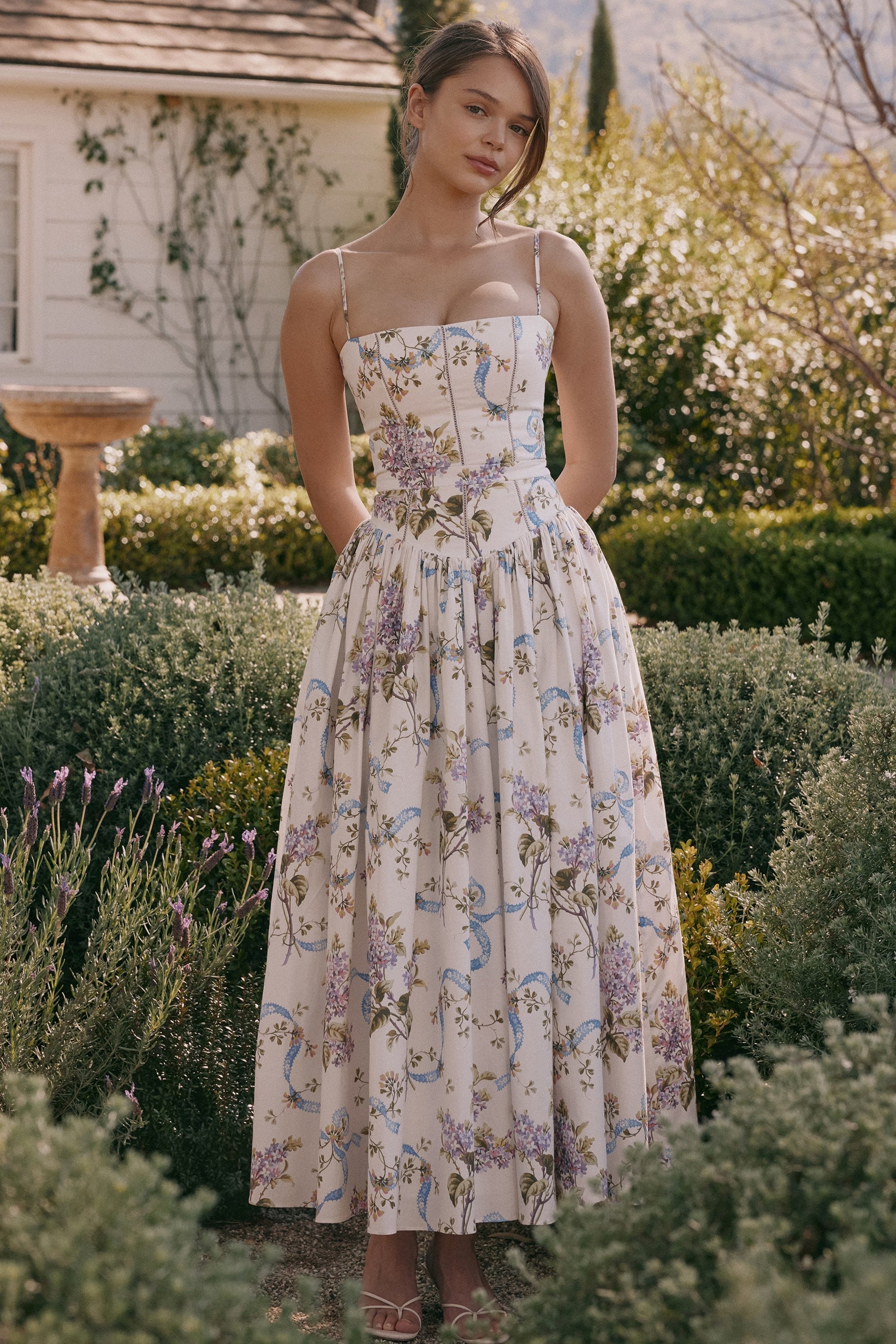 Ysabella|Midi Dress - Velvet-Rose London