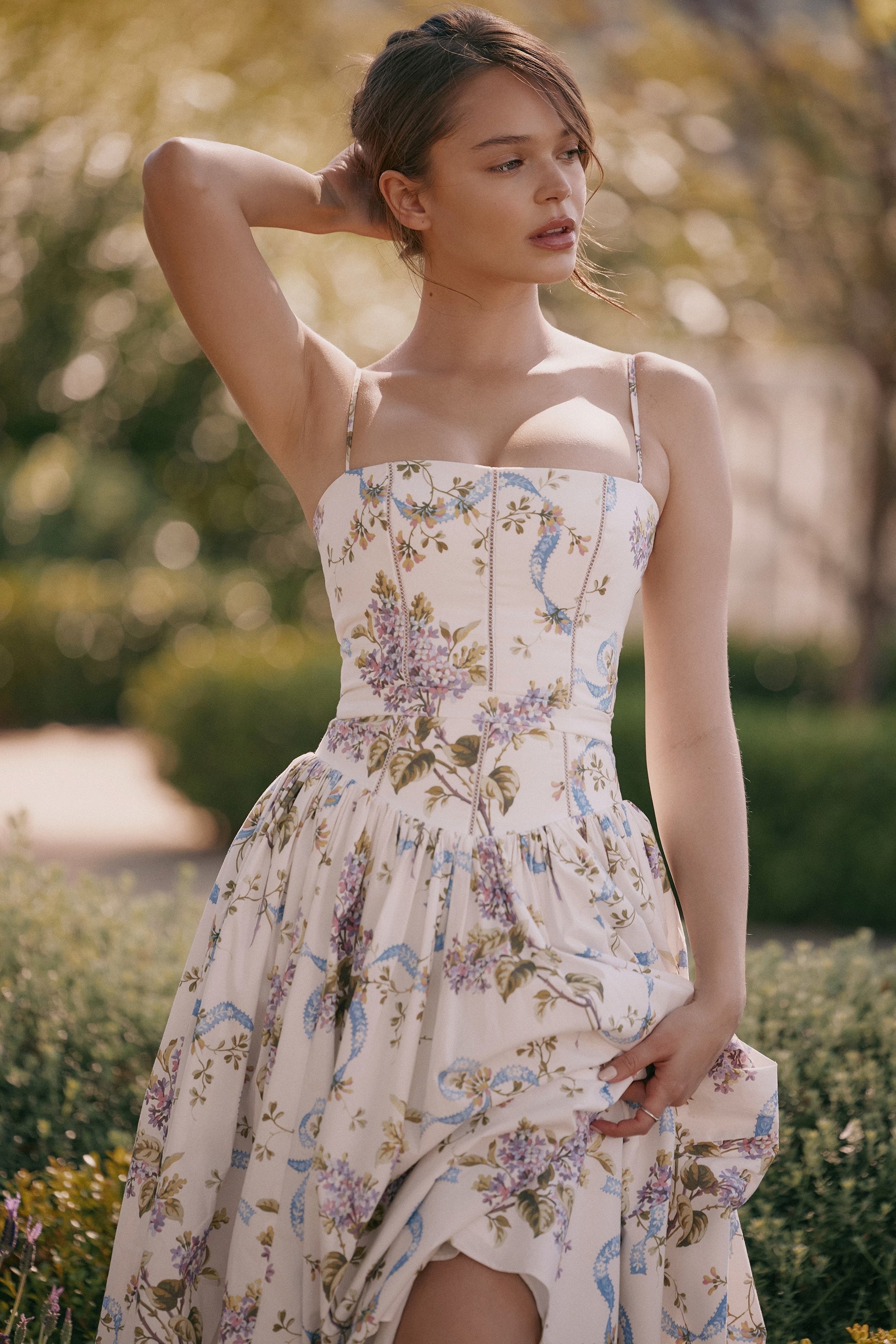 Ysabella|Midi Dress - Velvet-Rose London