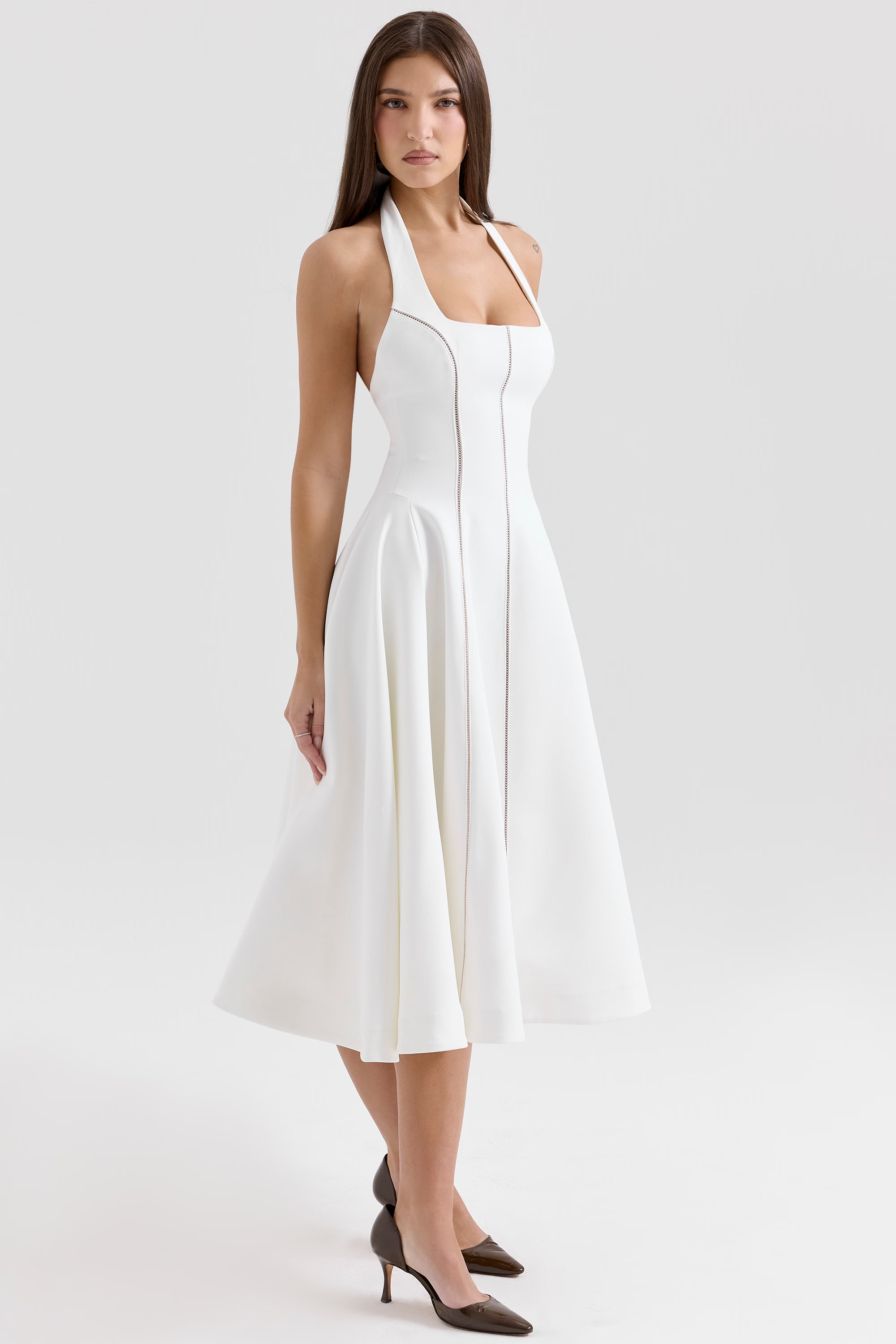 LULA|MIDI DRESS - Velvet-Rose London