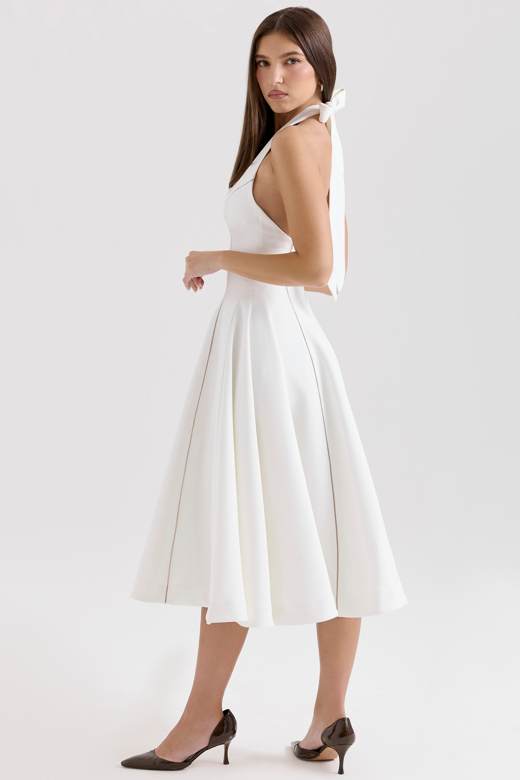 LULA|MIDI DRESS - Velvet-Rose London