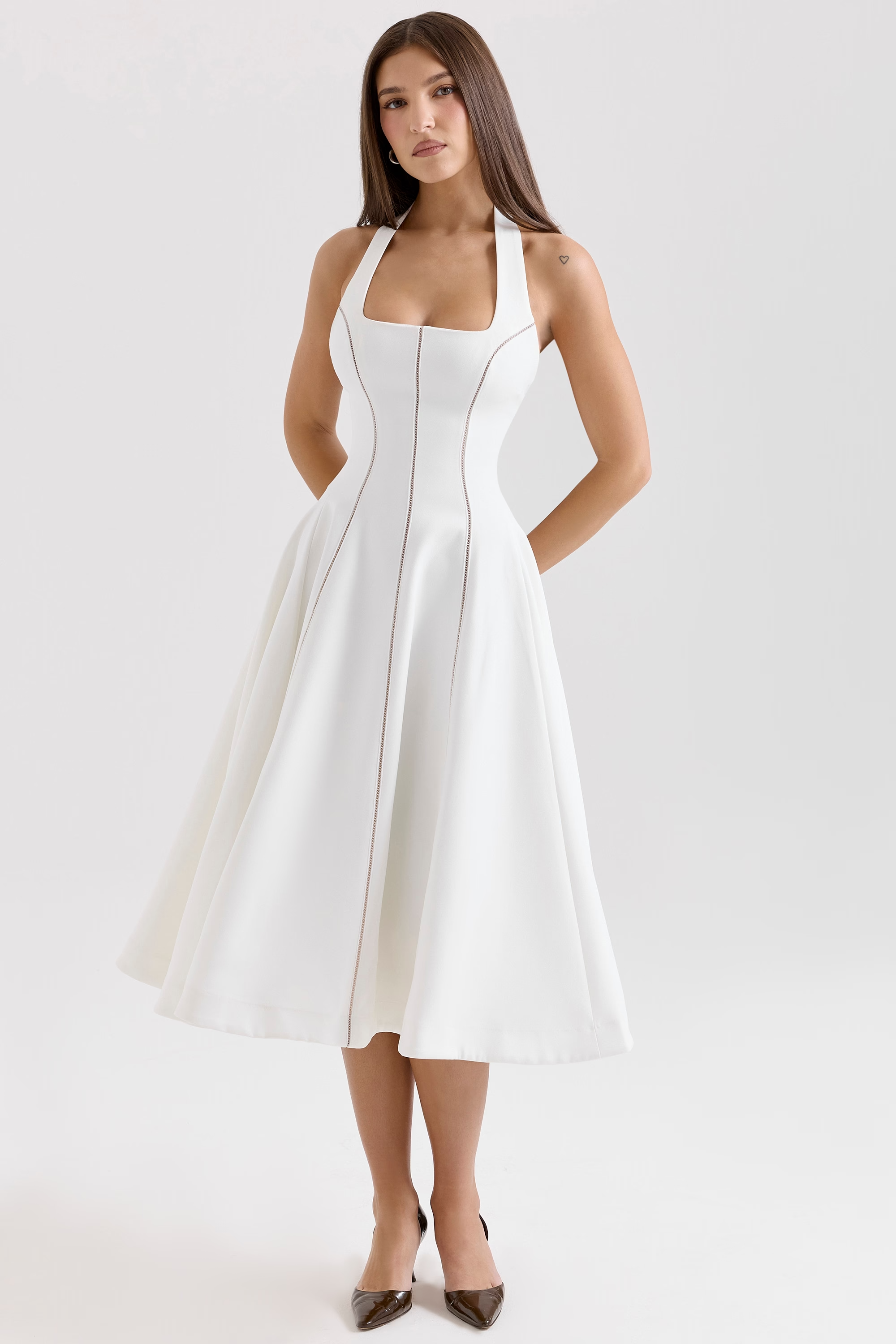 LULA|MIDI DRESS - Velvet-Rose London