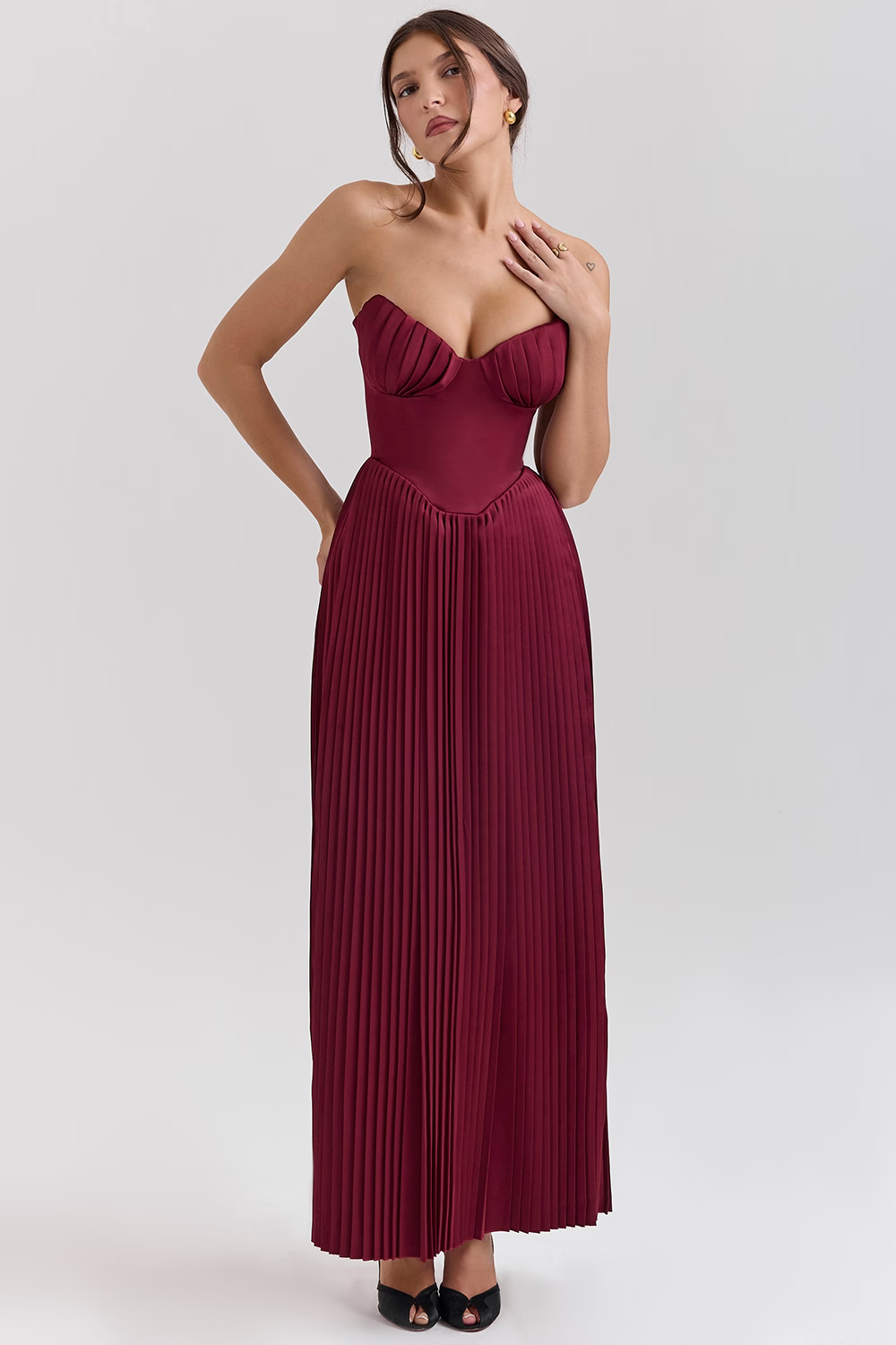 LUNA|MAXI DRESS - Velvet-Rose London