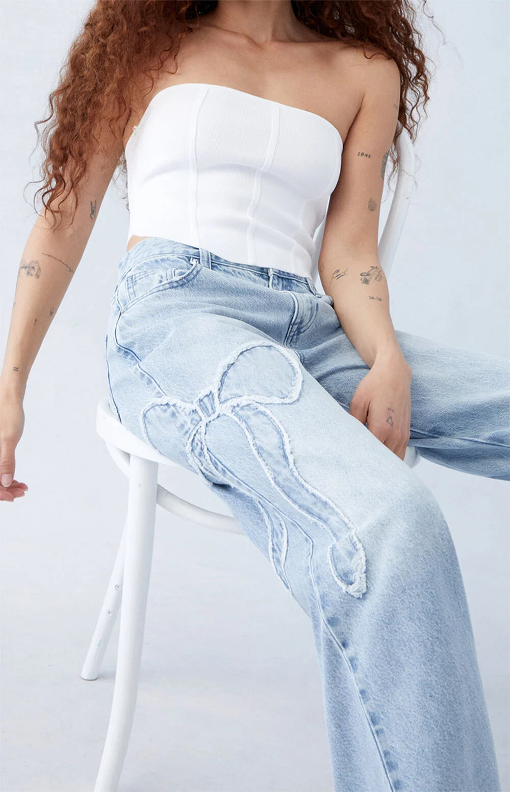 ACUEL™ BOW JEANS - Bonfy.nl