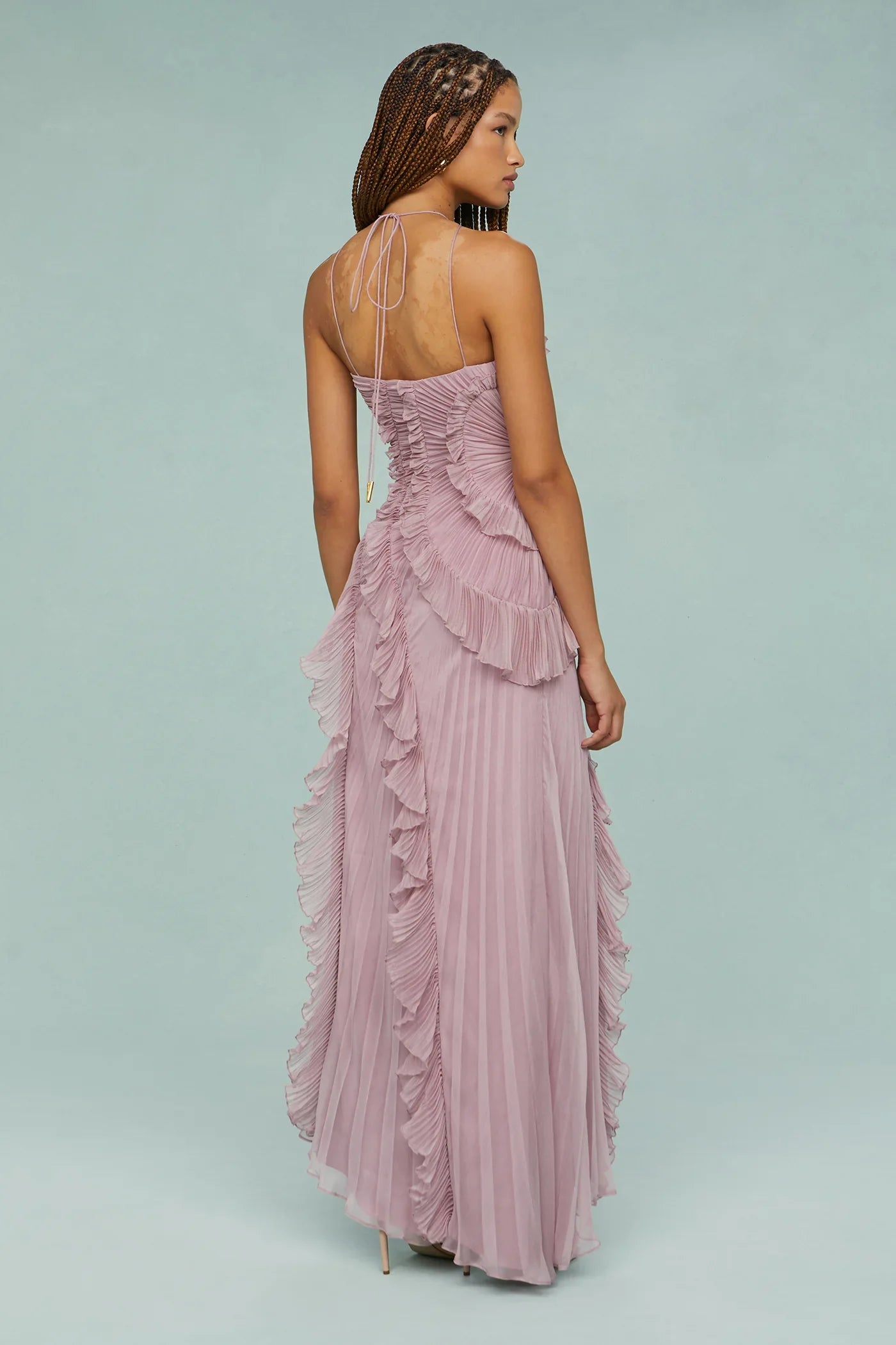 Amara|Halter Dress - Velvet-Rose London