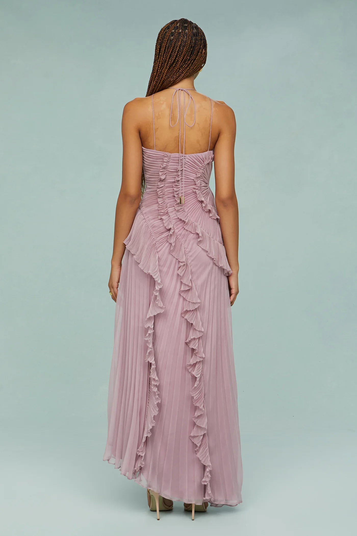 Amara|Halter Dress - Velvet-Rose London