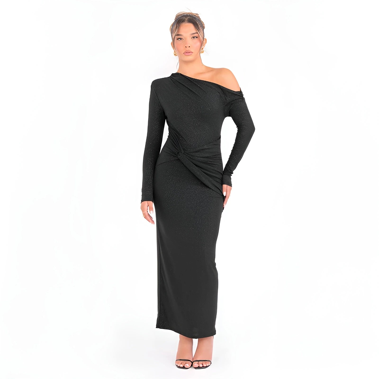 LOTTE | GLITTER MAXI JURK - Velvet-Rose London