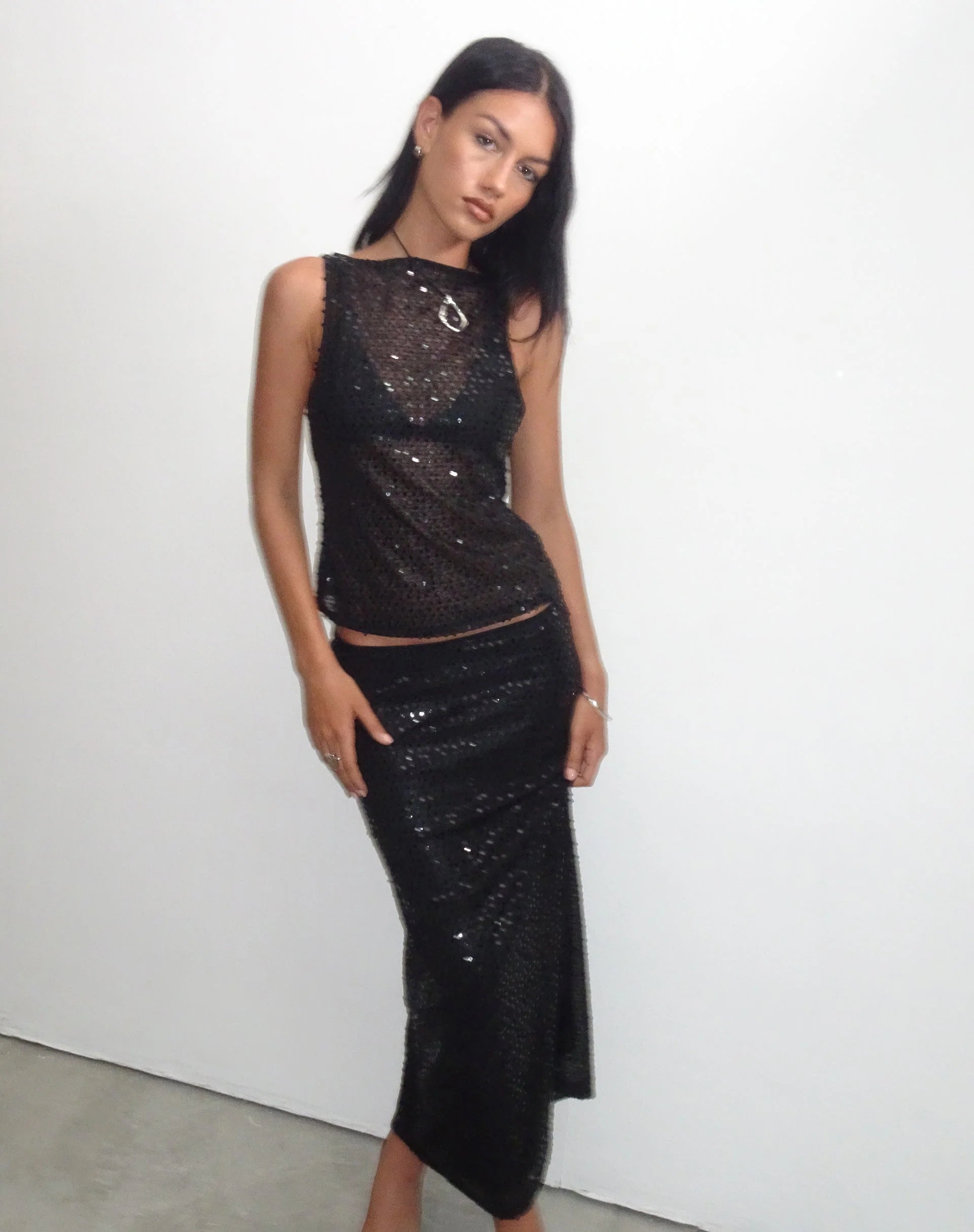 Velora|Noir Top - Velvet-Rose London
