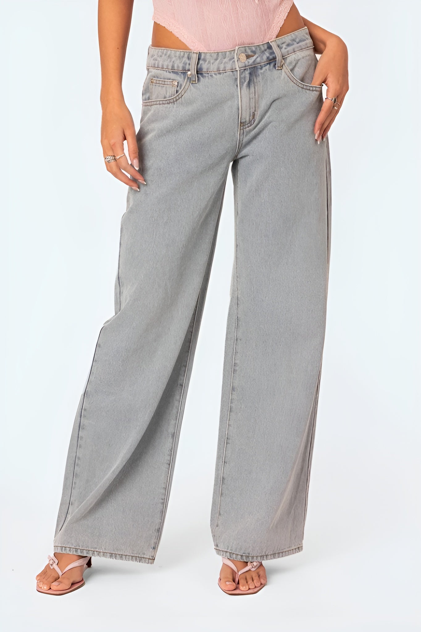 EMMA|BOW JEANS - Velvet-Rose London