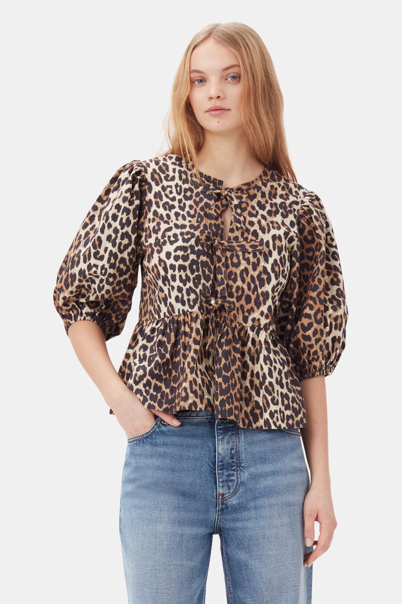 BELLA|LEOPARD BLOUSE - Velvet-Rose London