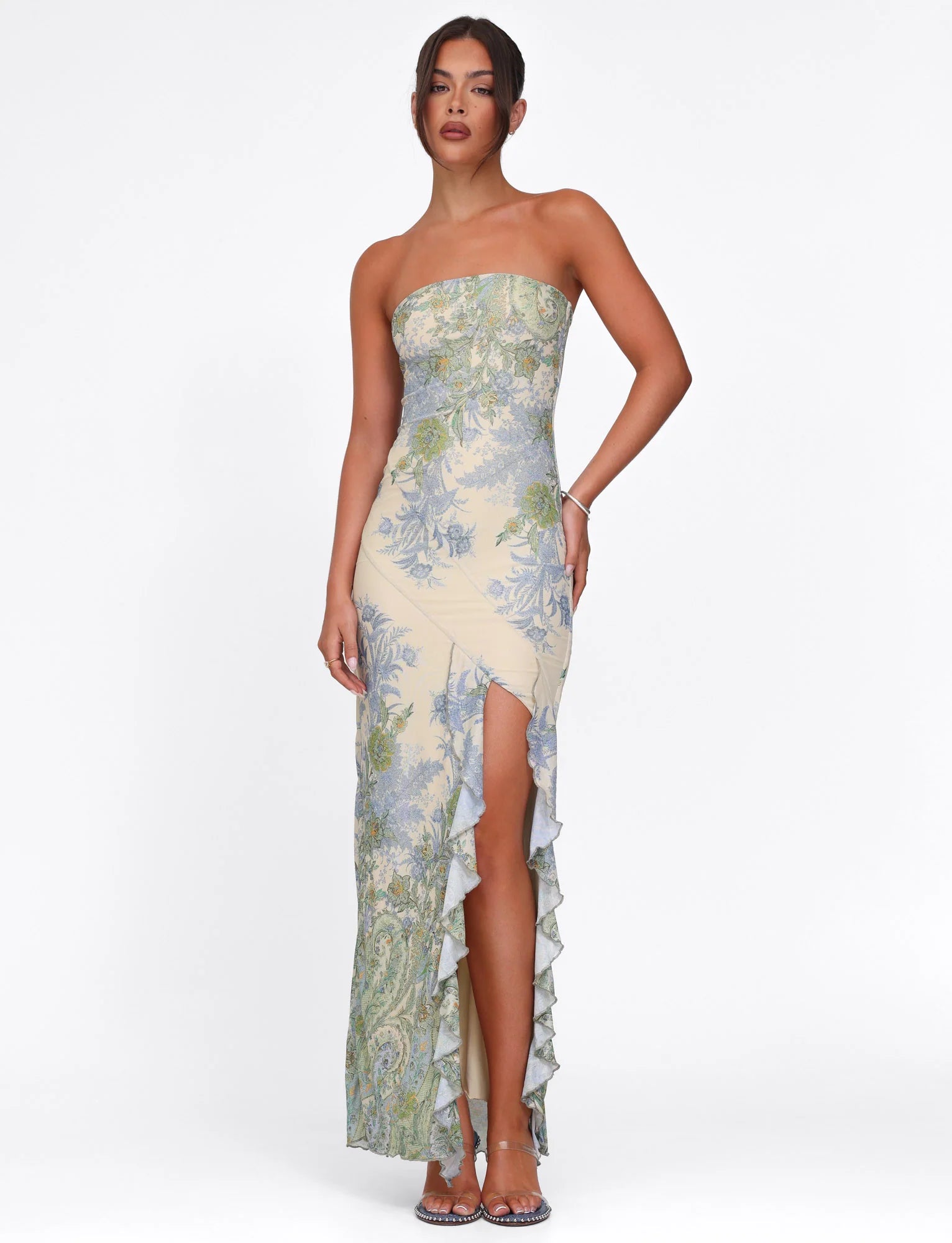 Theo|Maxi Dress - Velvet-Rose London