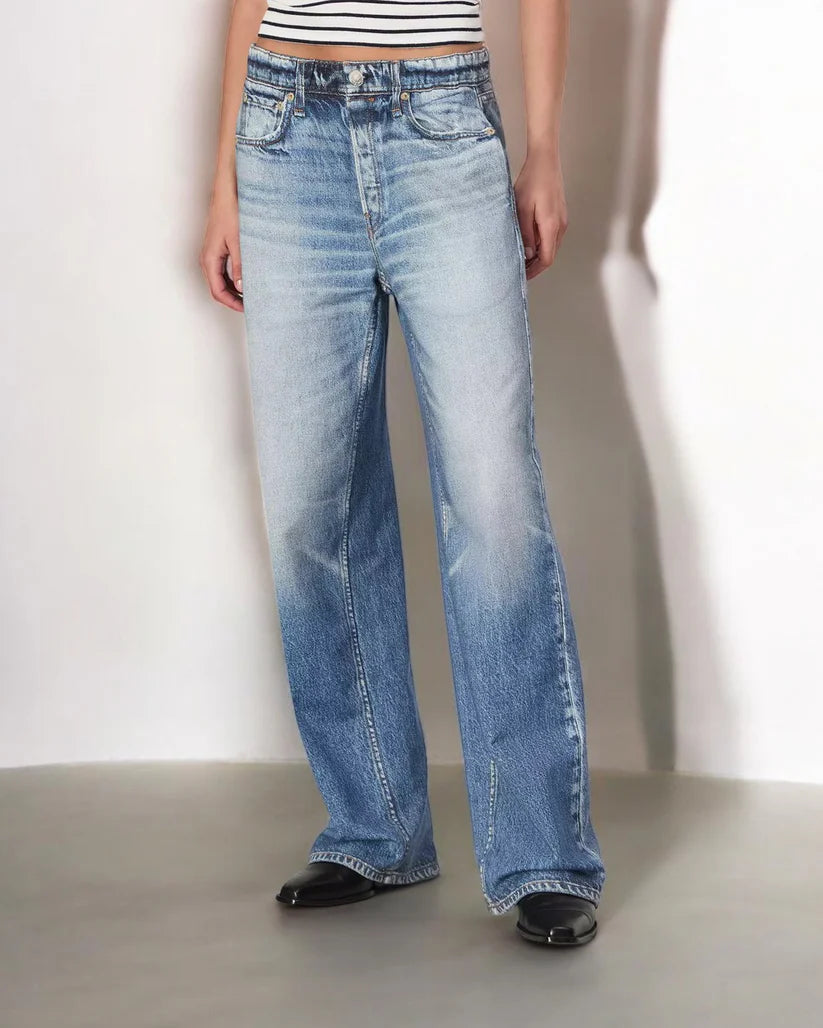 LILY|SWEATPANT JEANS - Velvet-Rose London