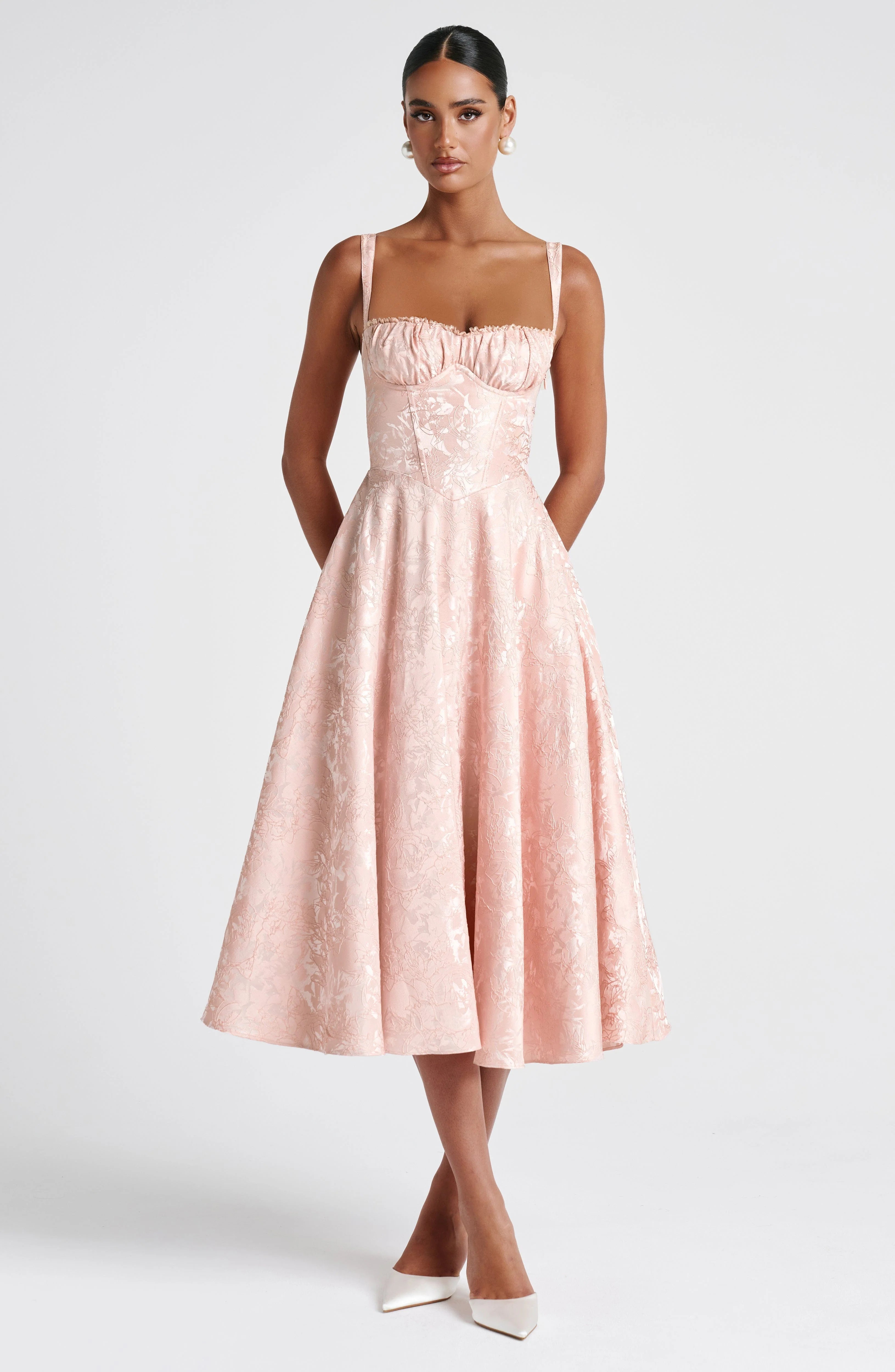 Amity|Midi Dress - Velvet-Rose London