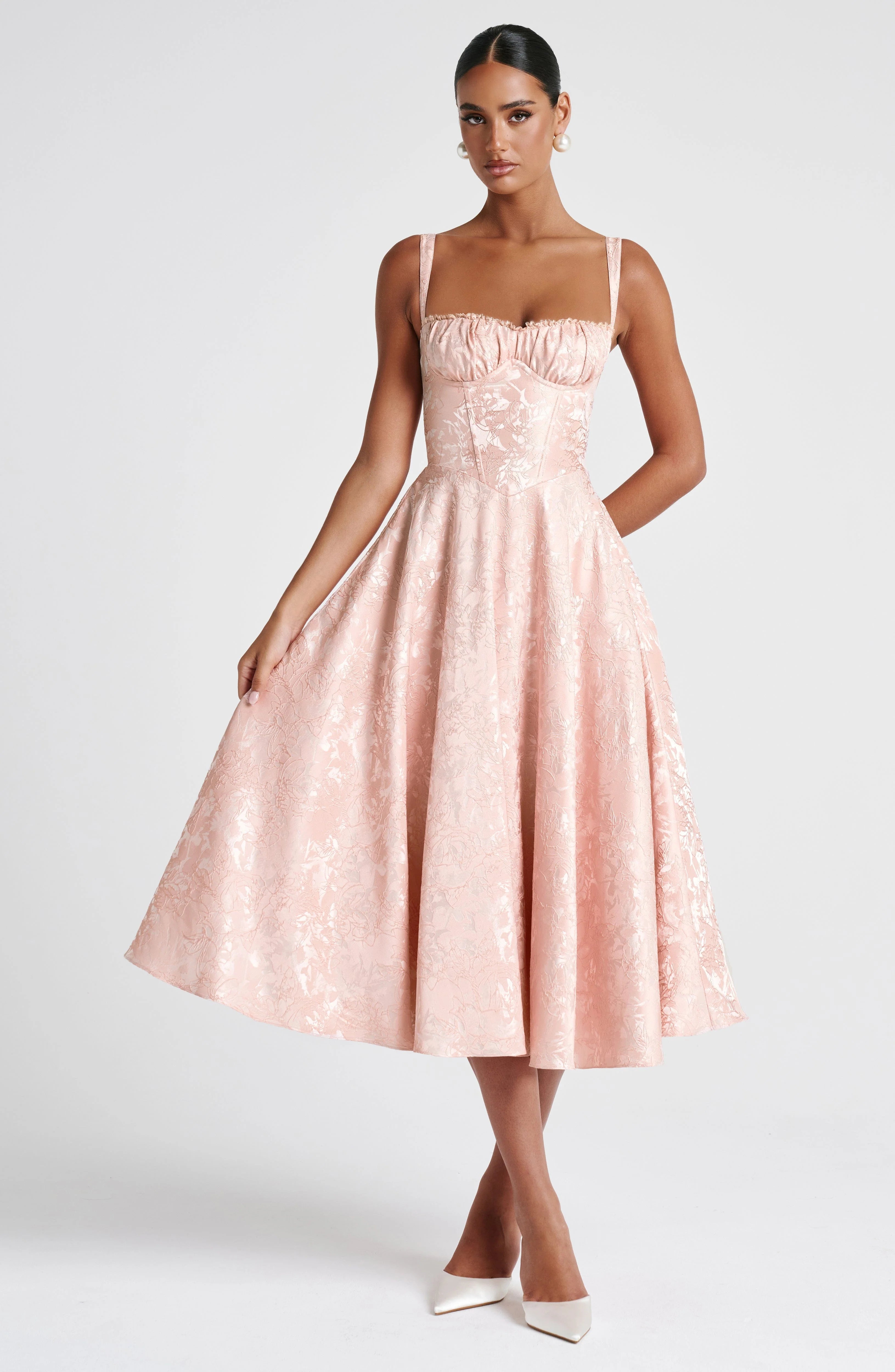 Amity|Midi Dress - Velvet-Rose London