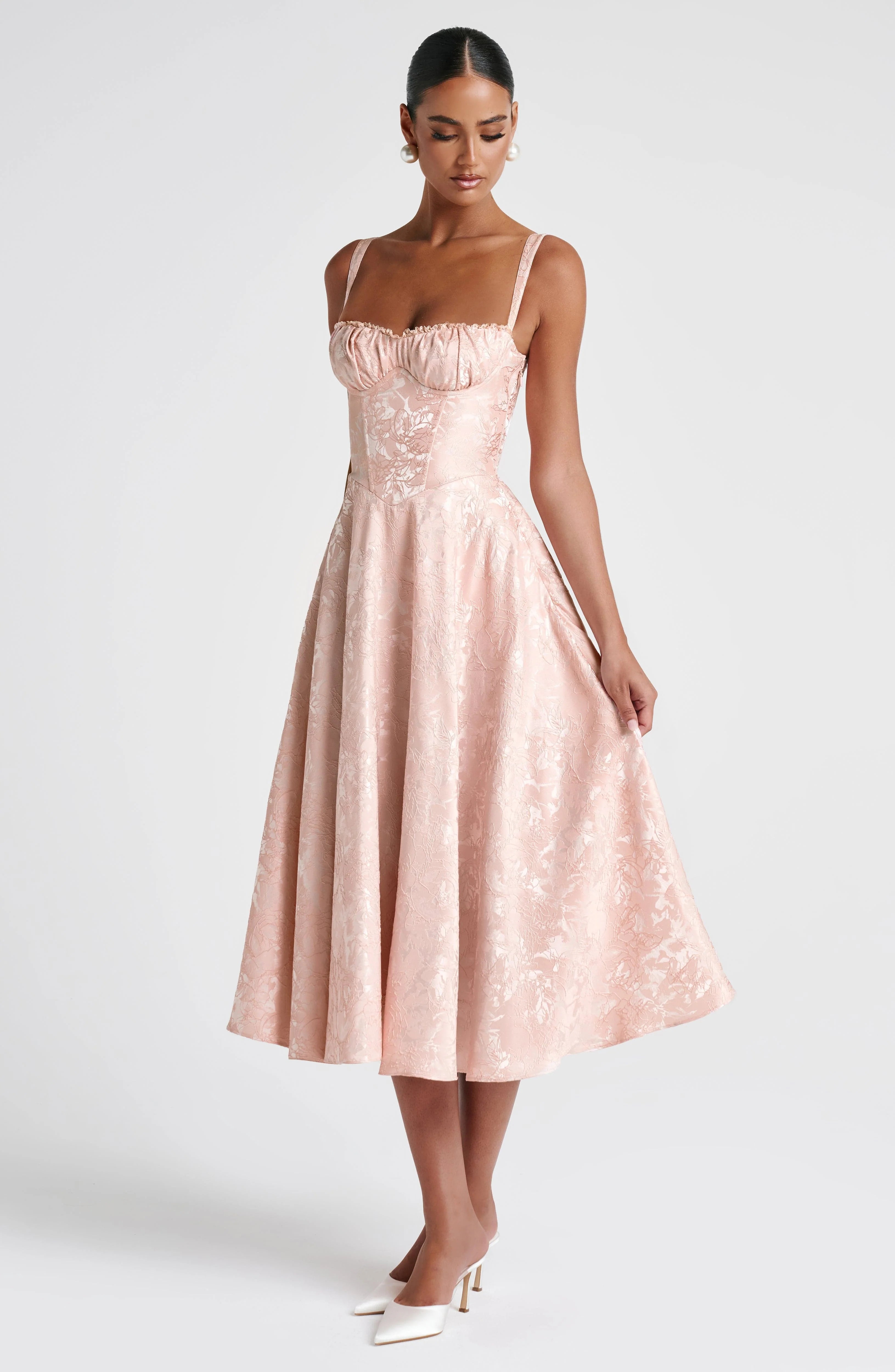Amity|Midi Dress - Velvet-Rose London