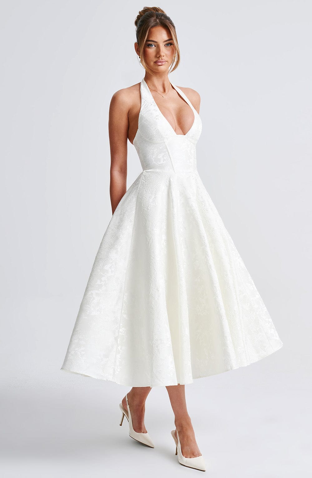 Sara|Midi Dress - Velvet-Rose London