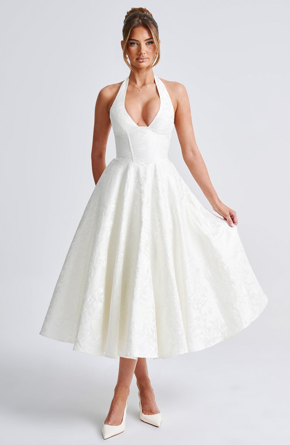 Sara|Midi Dress - Velvet-Rose London