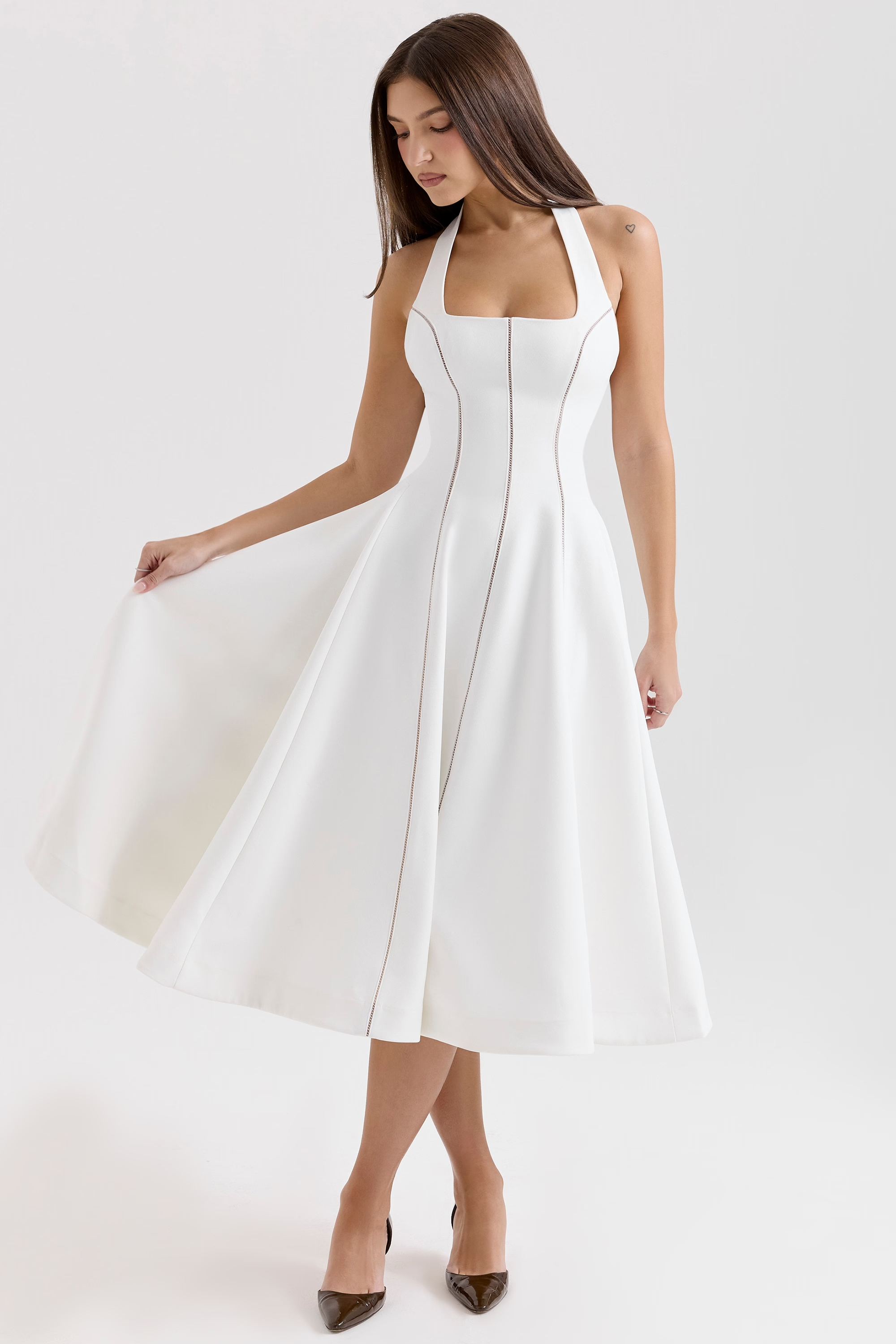 LULA|MIDI DRESS - Velvet-Rose London
