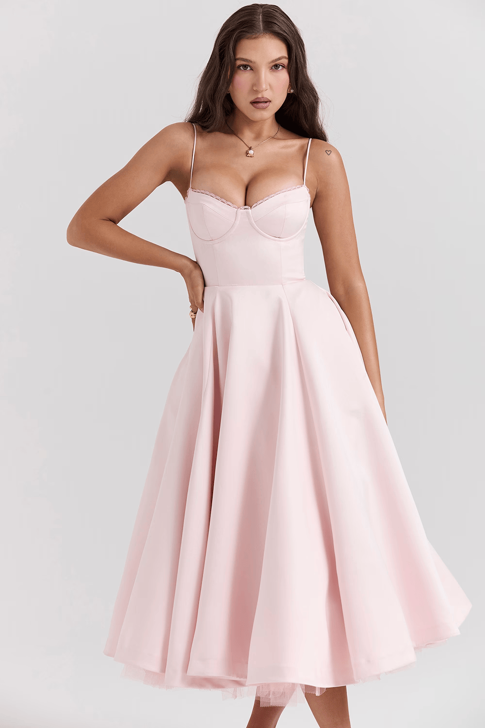 ELARA|MIDI DRESS - Velvet-Rose London