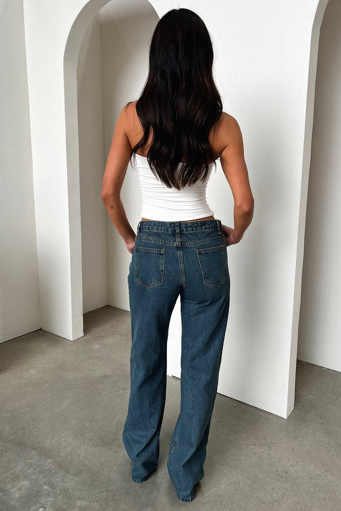 SKYE|Low-Rise Jeans - Velvet-Rose London