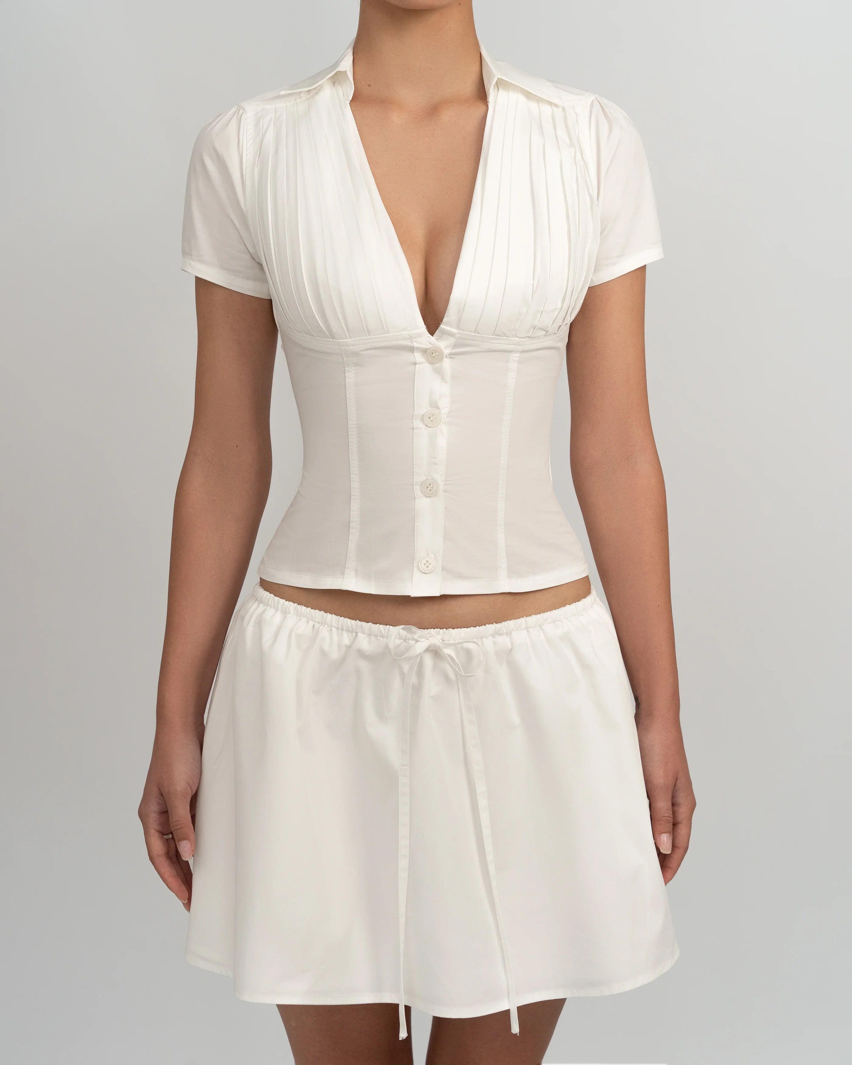 Lilia|Blouse Top - Velvet-Rose London